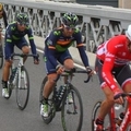 Imatges de la Volta Catalunya al Pont Penjant d&rsquo;Amposta