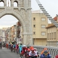 Imatges de la Volta Catalunya al Pont Penjant d&rsquo;Amposta