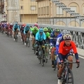 Imatges de la Volta Catalunya al Pont Penjant d&rsquo;Amposta