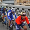 Imatges de la Volta Catalunya al Pont Penjant d&rsquo;Amposta