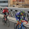 Imatges de la Volta Catalunya al Pont Penjant d’Amposta