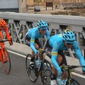 Imatges de la Volta Catalunya al Pont Penjant d&rsquo;Amposta