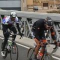 Imatges de la Volta Catalunya al Pont Penjant d&rsquo;Amposta
