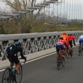 Imatges de la Volta Catalunya al Pont Penjant d&rsquo;Amposta