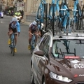 Imatges de la Volta Catalunya al Pont Penjant d&rsquo;Amposta