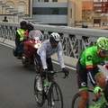 Imatges de la Volta Catalunya al Pont Penjant d’Amposta
