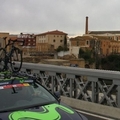 Imatges de la Volta Catalunya al Pont Penjant d&rsquo;Amposta