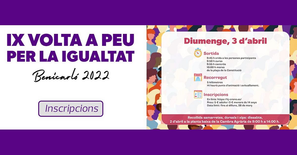 IX Volta a Peu per la Igualtat IX Volta a Peu per la Igualtat