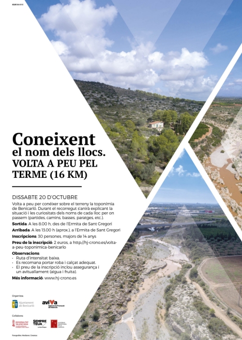 Coneixent els noms dels llocs. Volta a peu pel terme de Benicarl� (16 km)