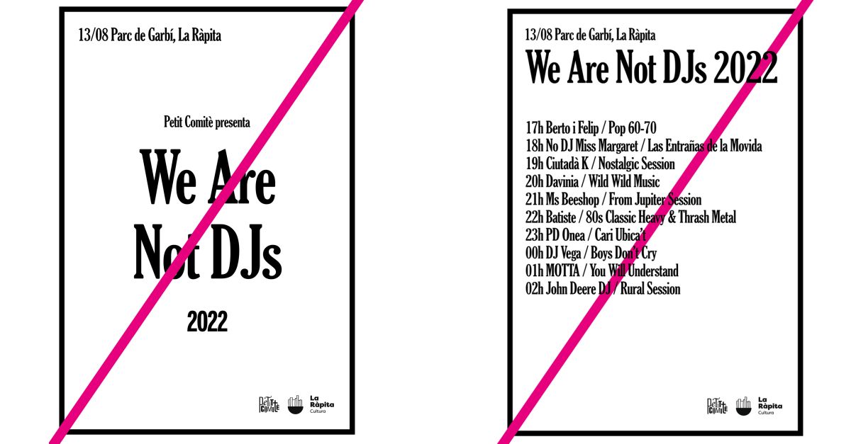 We are not djs We are not djs