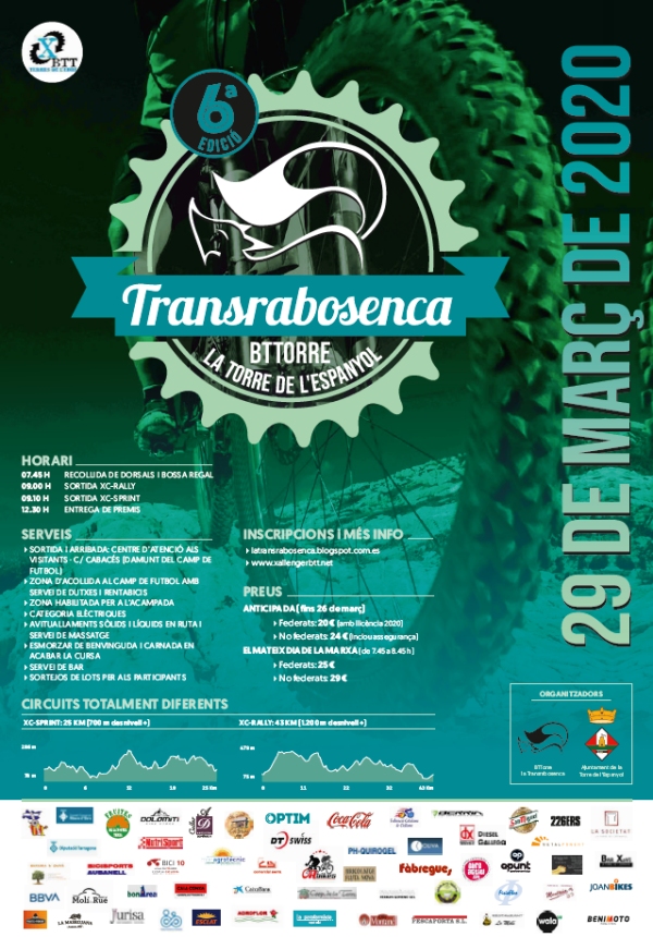 6a cursa BTT �Transrabosenca�  [CANCEL�LADA]