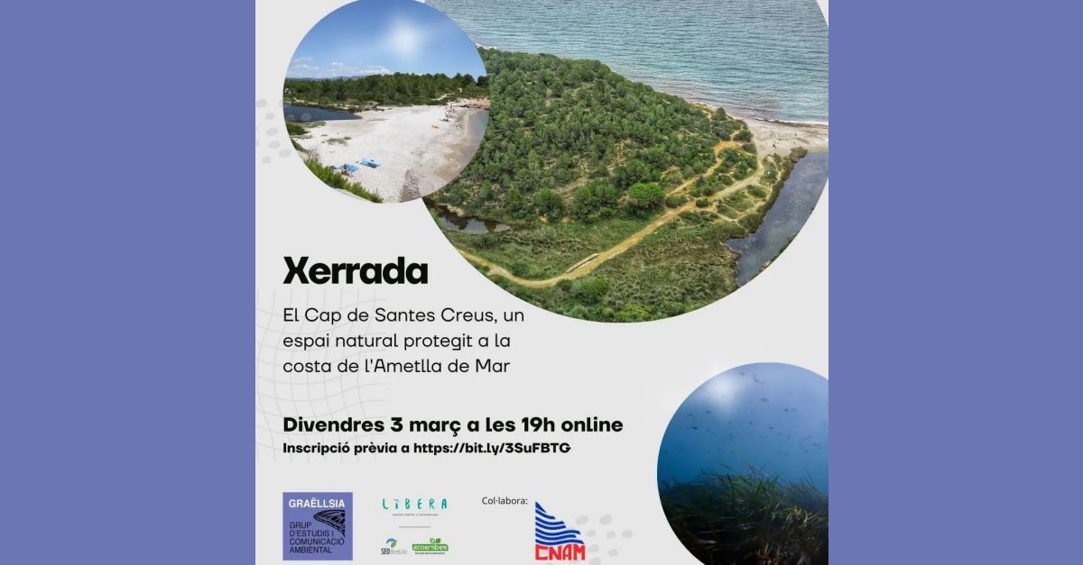 Xerrada El Cap de Santes Creus, un espai natural protegit a la costa de l�Ametlla de Mar