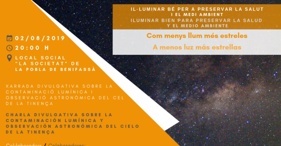Xerrada divulgativa sobre la contaminaci� lum�nica