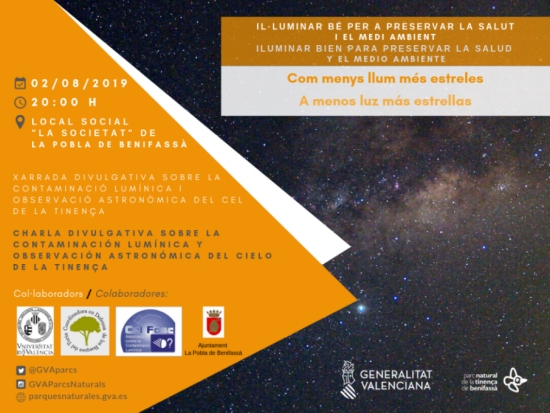 Xerrada divulgativa sobre la contaminació lumínica Xerrada divulgativa sobre la contaminació lumínica