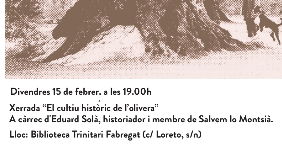 Charla: El cultivo histórico del olivo Charla: El cultivo histórico del olivo