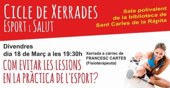 Xerrada: com evitar les lesions en la pr�ctica de l�esport ?