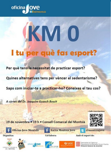 Sessió informativa «KM 0. I tu per què fas esport?» Sessió informativa «KM 0. I tu per què fas esport?»