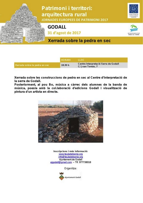 Xerrada sobre la pedra en sec Xerrada sobre la pedra en sec