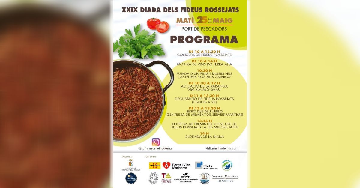 XXIX Diada dels Fideus Rossejats de la Cala